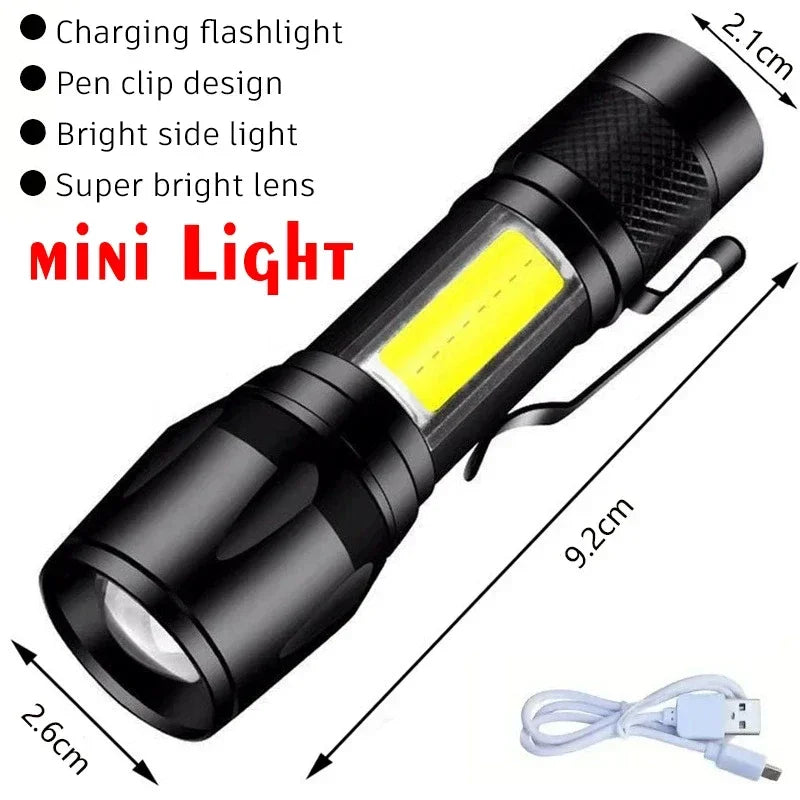 Rechargeable High-Power LED Flashlight