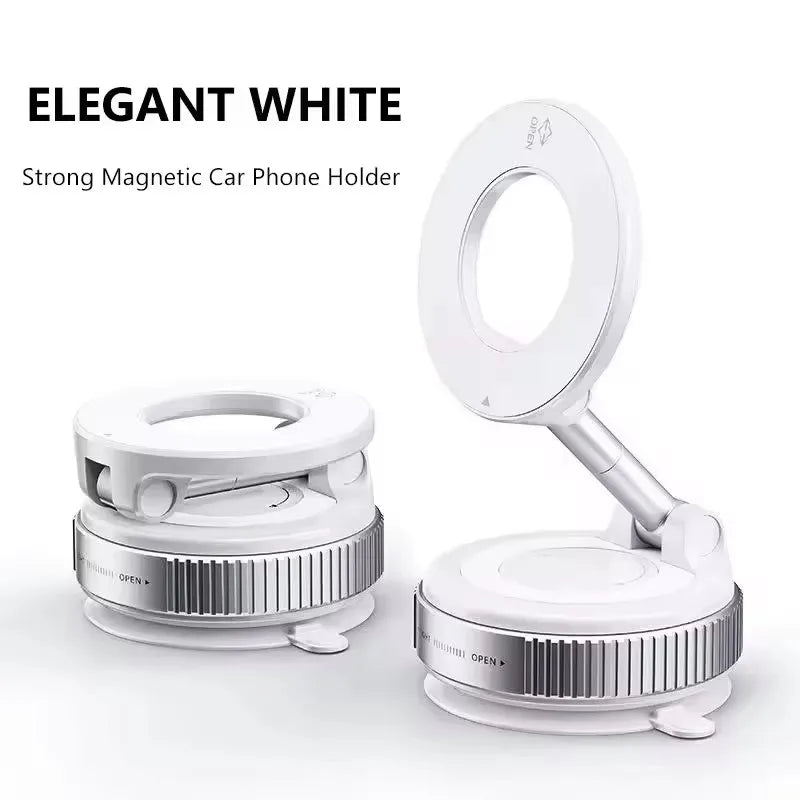 360° Magnetic Vacuum Suction Phone Holder