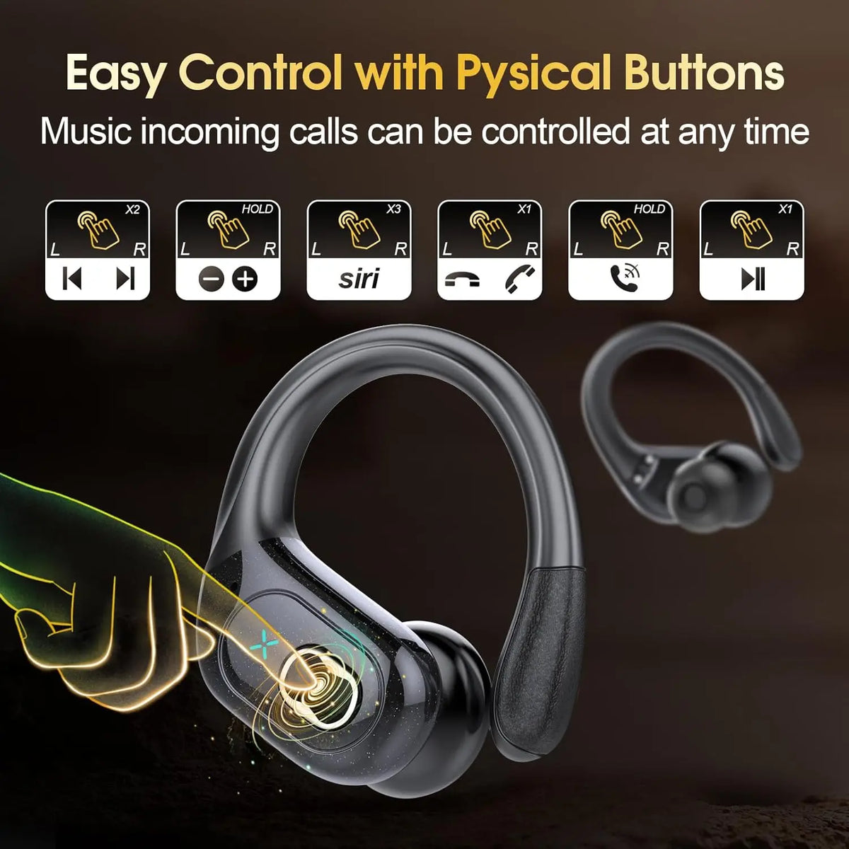 Bluetooth 5.4 Wireless Sports Earbuds