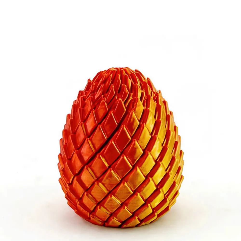 3D Printed Dragon Egg Fidget Toy – Articulated Dragon