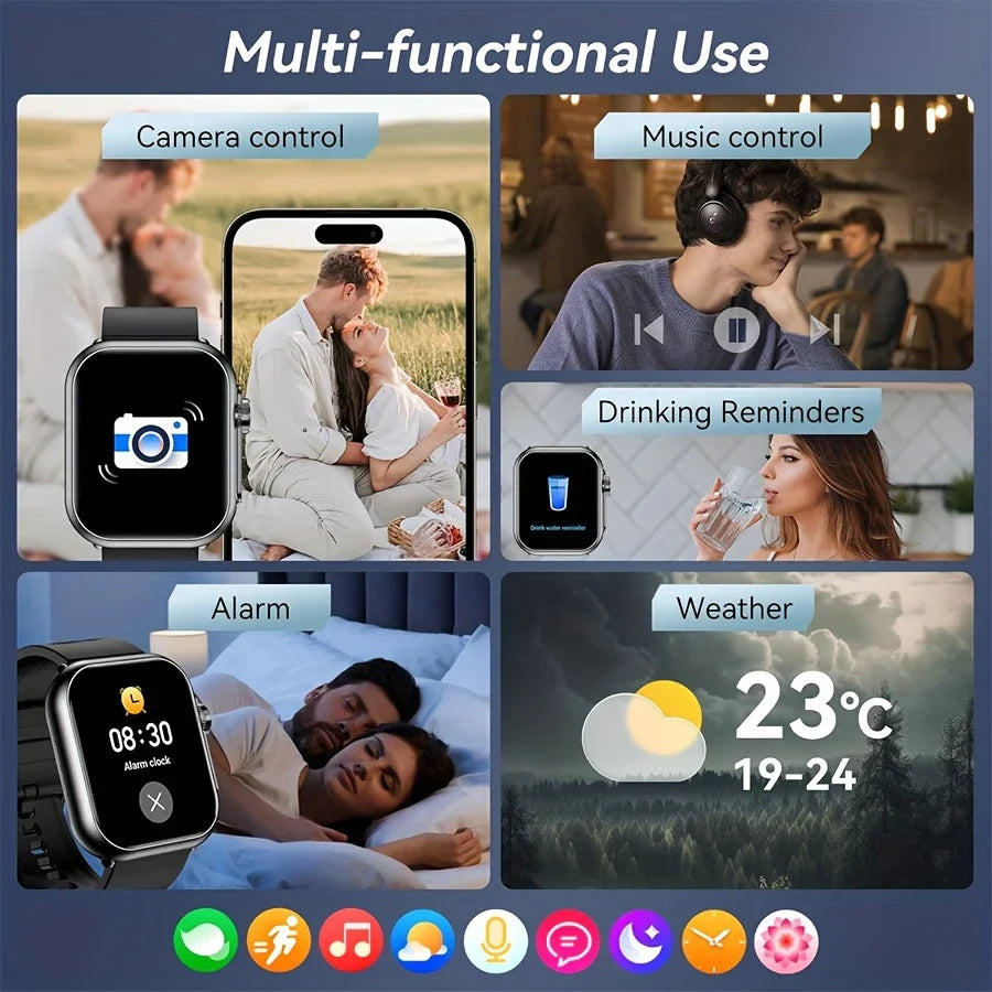 1.85-Inch HD Smartwatch for Men & Women