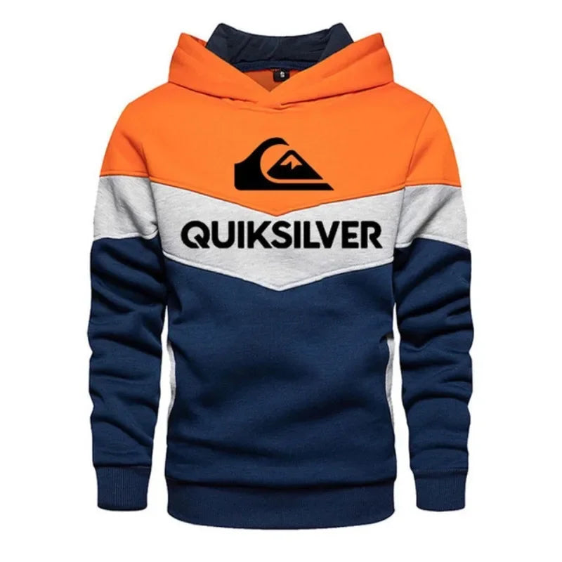 Men's Colourblock Casual Sports Hoodie