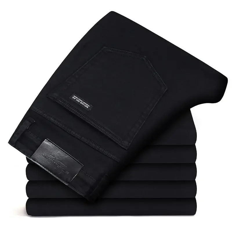 Men's Classic Straight-Leg Casual Jeans