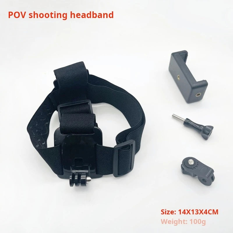 Head-Mounted Phone Holder for POV Video Recording