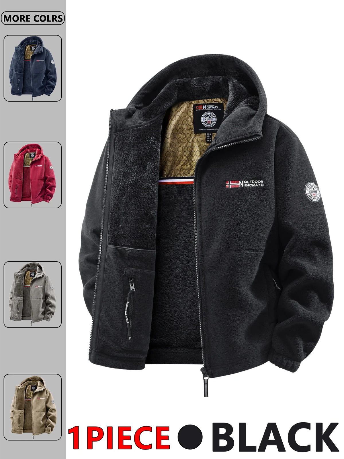 Men's Casual Hooded Outdoor Jacket
