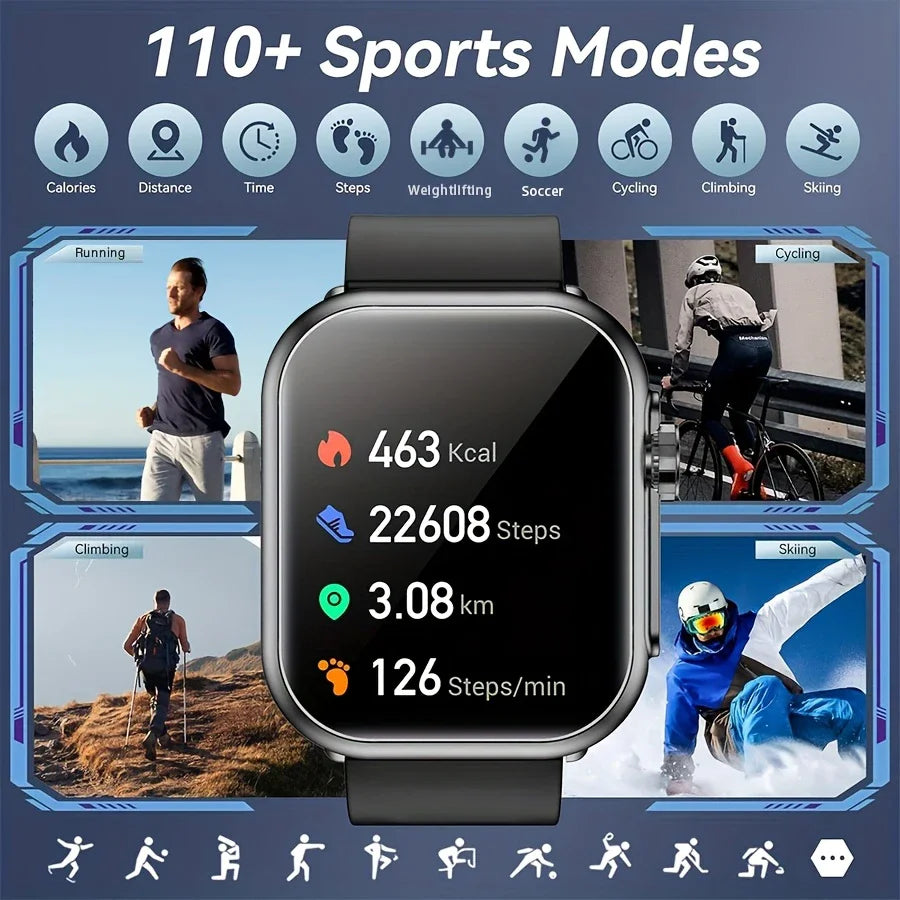 1.85-Inch HD Smartwatch for Men & Women