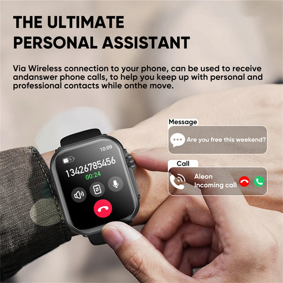 1.85-Inch HD Smartwatch for Men & Women