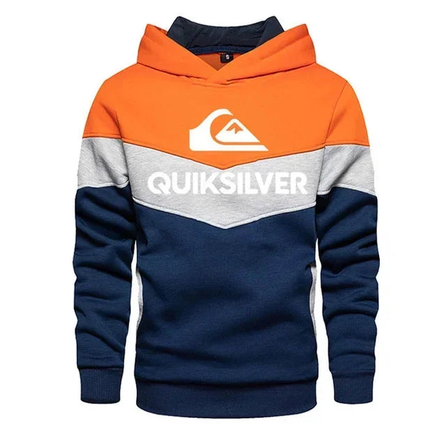Men's Colourblock Casual Sports Hoodie