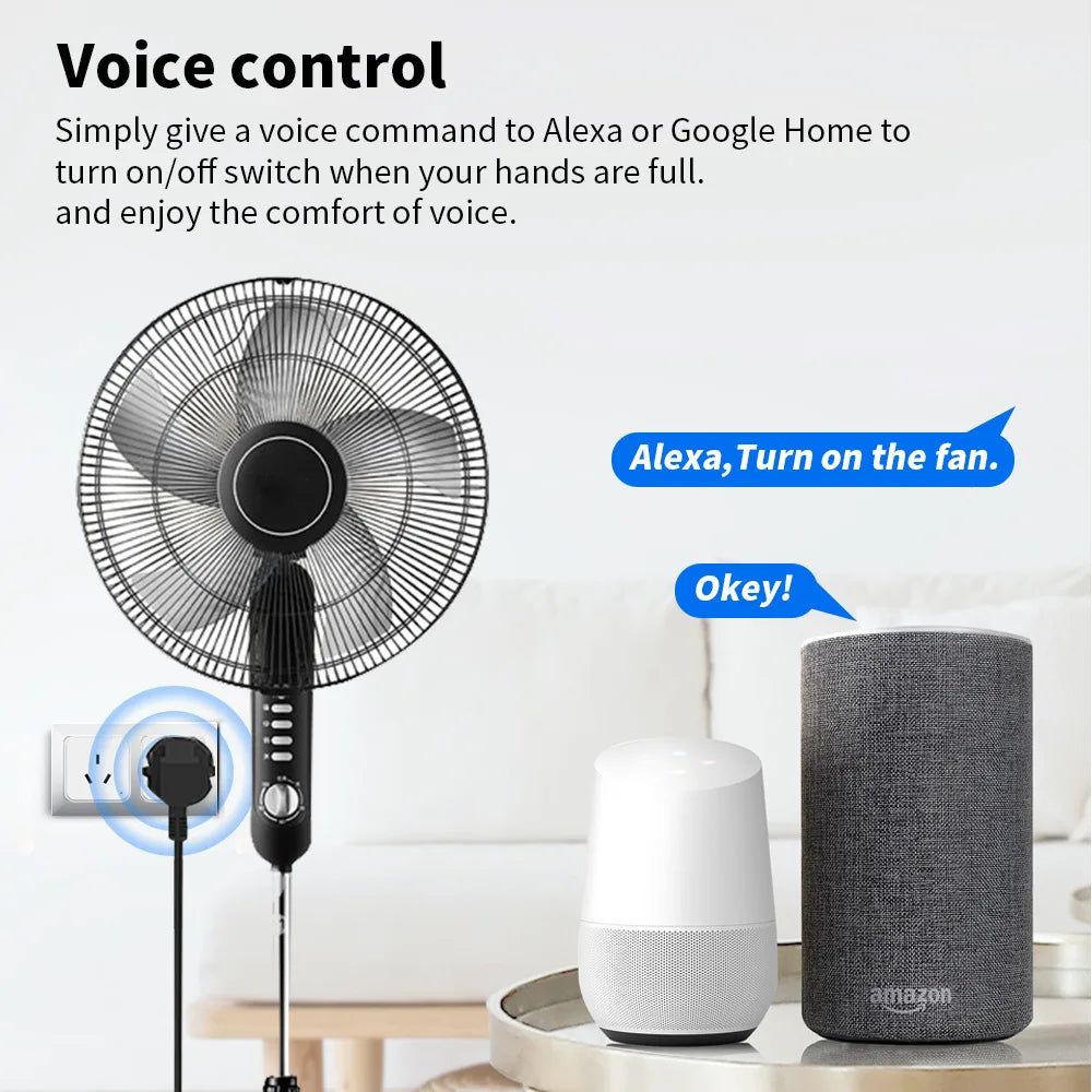 Tuya Smart WiFi Power Socket – Australian Plug