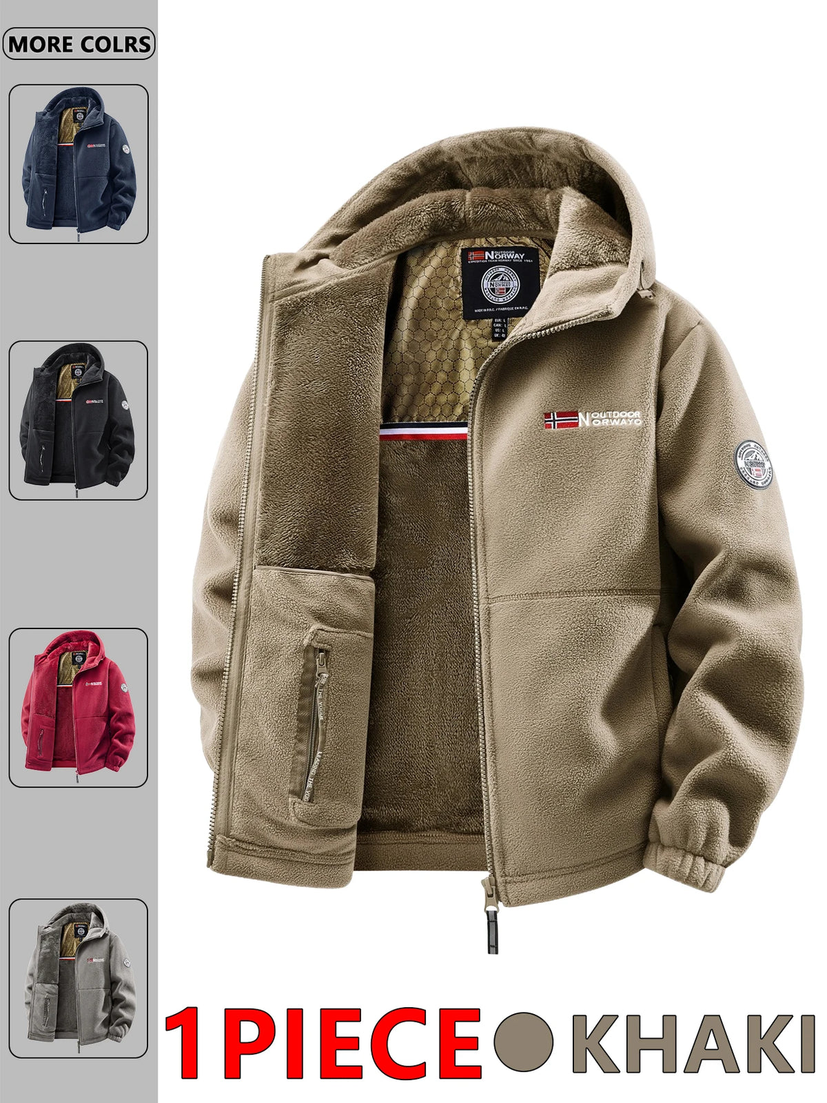 Men's Casual Hooded Outdoor Jacket