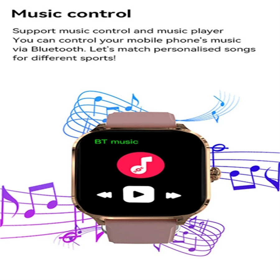 2.01-Inch HD Touchscreen Smartwatch