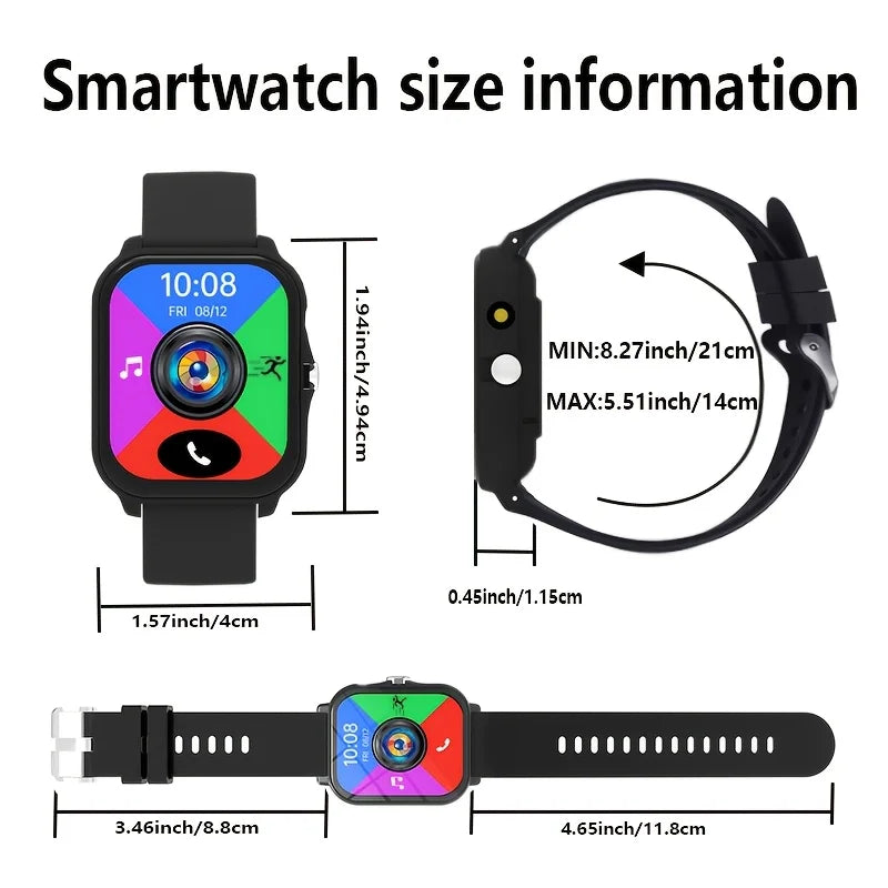 1.83-Inch HD Smartwatch with Bluetooth Calling