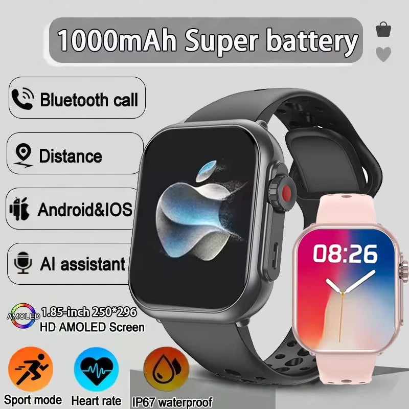 1.85-Inch HD Smartwatch for Men & Women