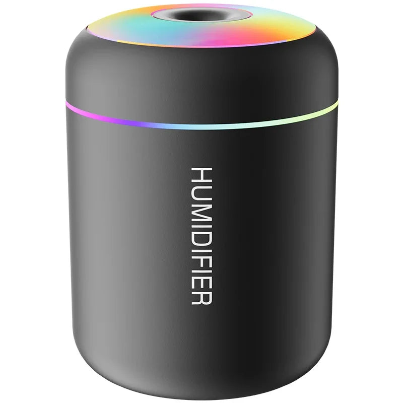 180ml USB Mini Humidifier – Portable Colour Changing Mist Diffuser