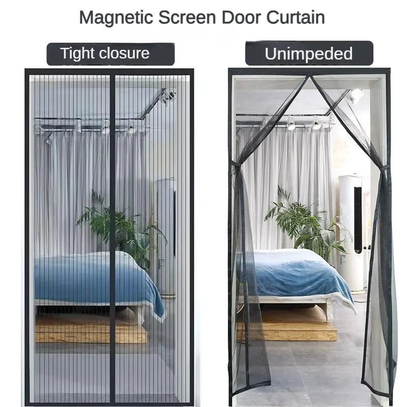 Magnetic Mosquito Screen Curtain – Insect Protection for Doors