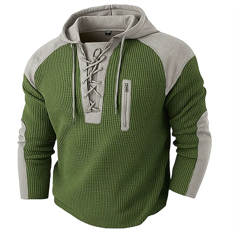 Men's Casual Hooded Pullover Sweatshirt