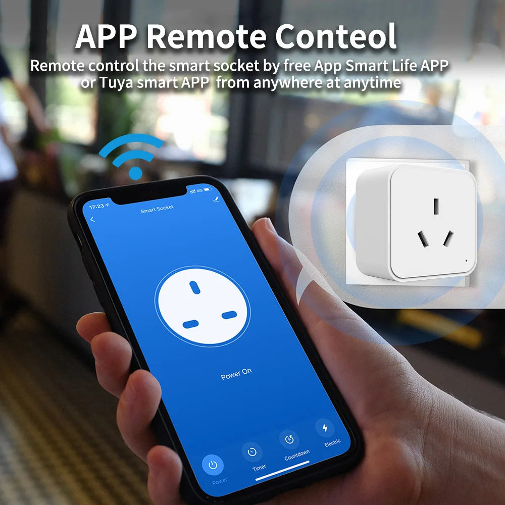 Tuya Smart WiFi Power Socket – Australian Plug