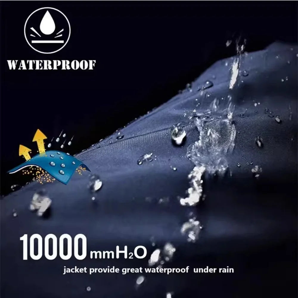 Men's Fleece-Lined Waterproof Winter Jacket