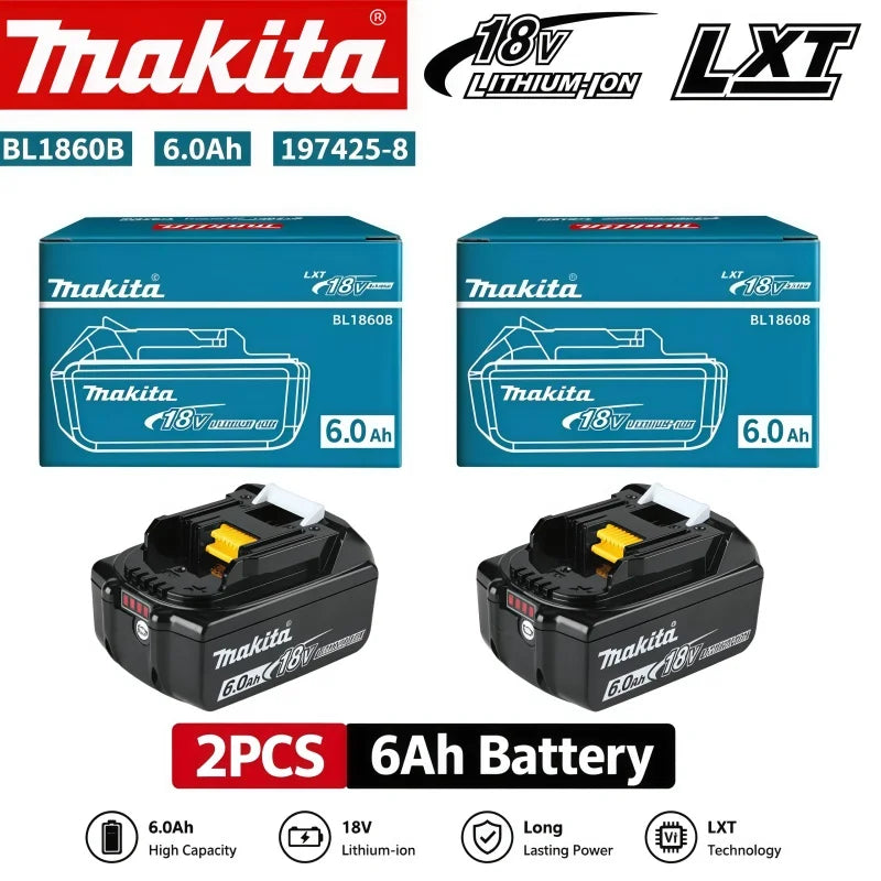 Makita BL1860B 18V 6Ah Lithium Battery