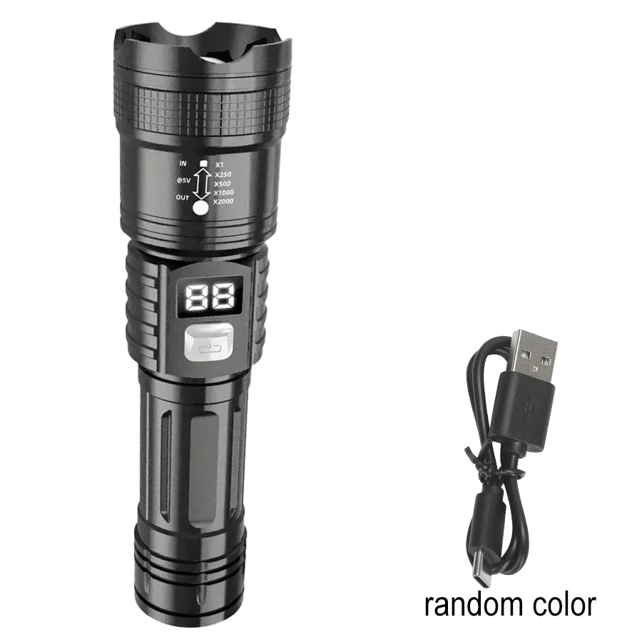 Rechargeable High-Power LED Flashlight