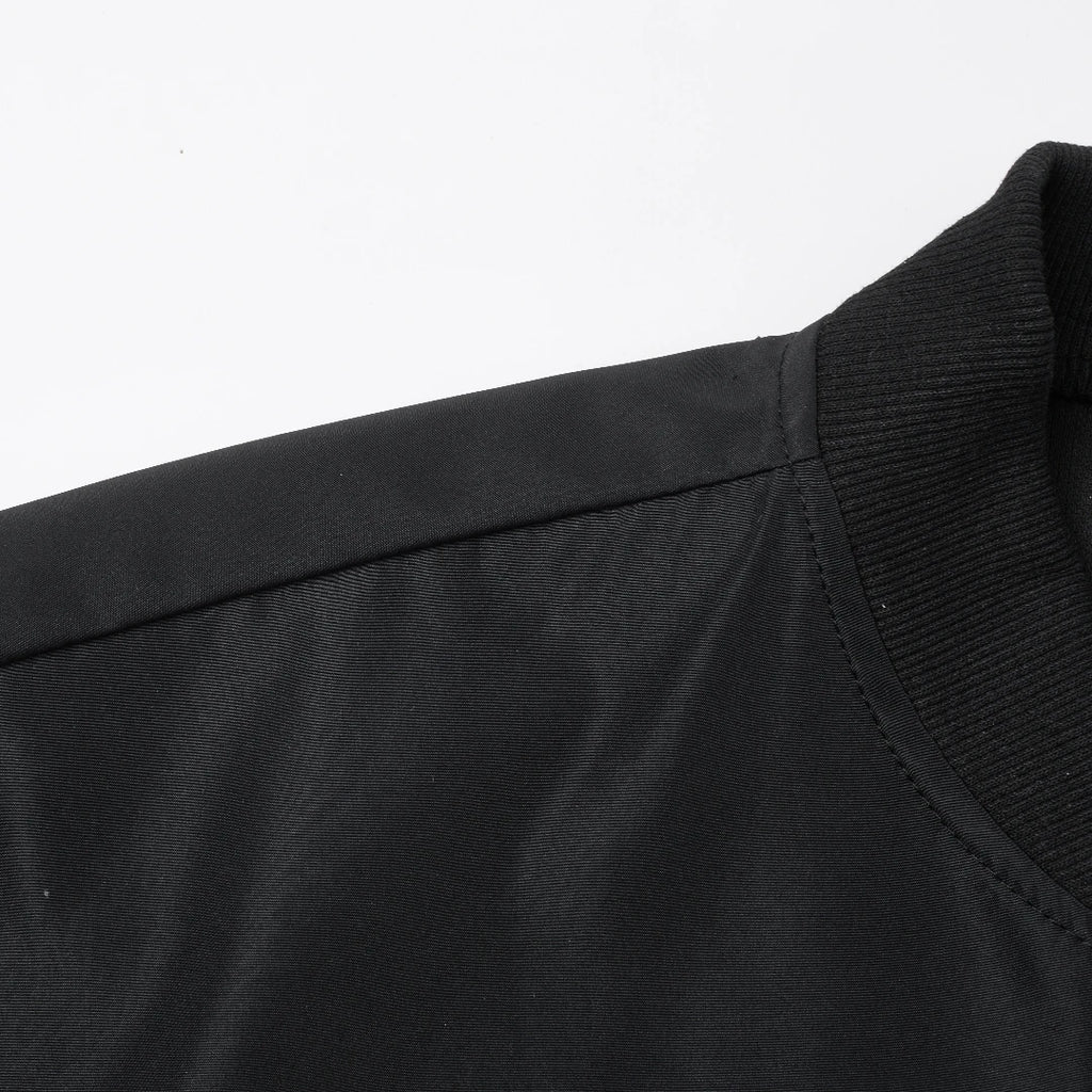 Men's Casual Zip-Up Jacket with Baseball Collar