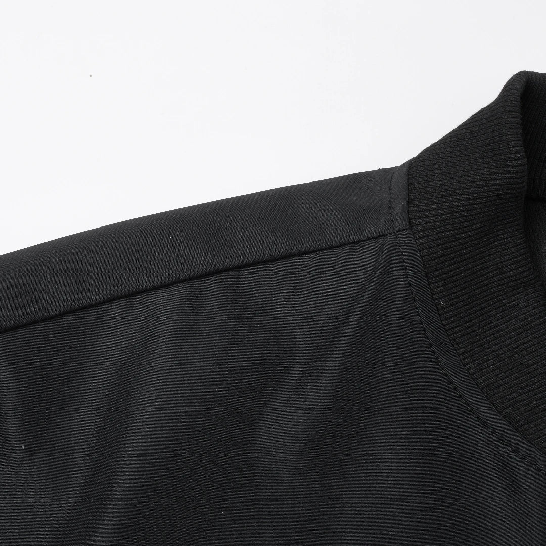 Men's Casual Zip-Up Jacket with Baseball Collar