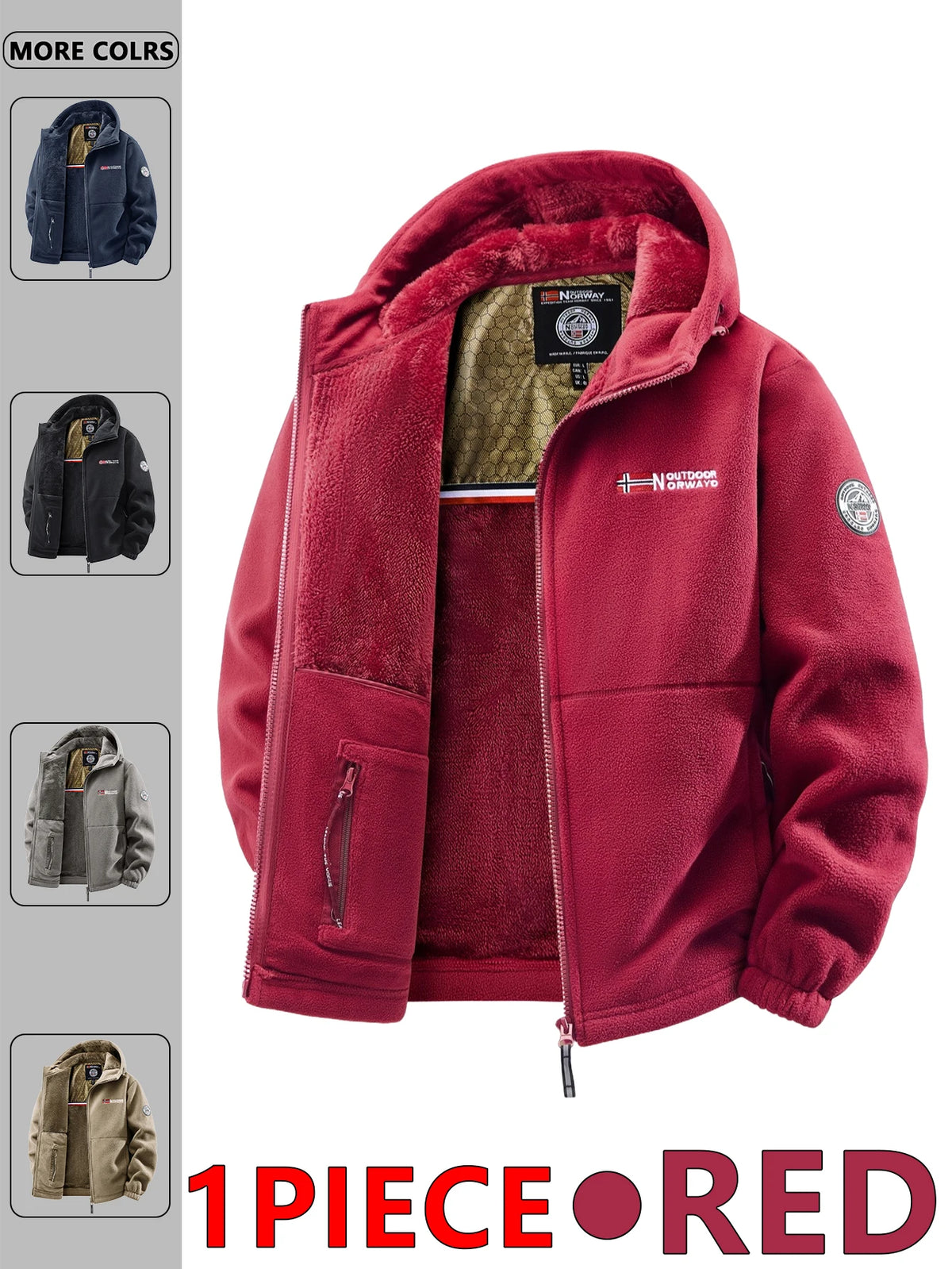 Men's Casual Hooded Outdoor Jacket