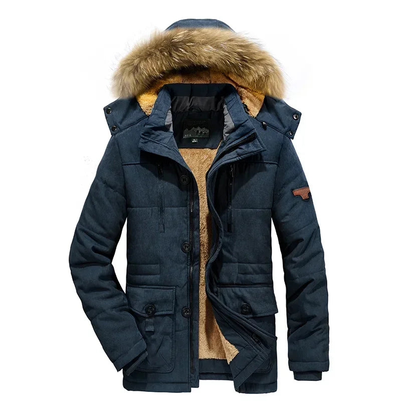Men's Heavyweight Hooded Winter Parka