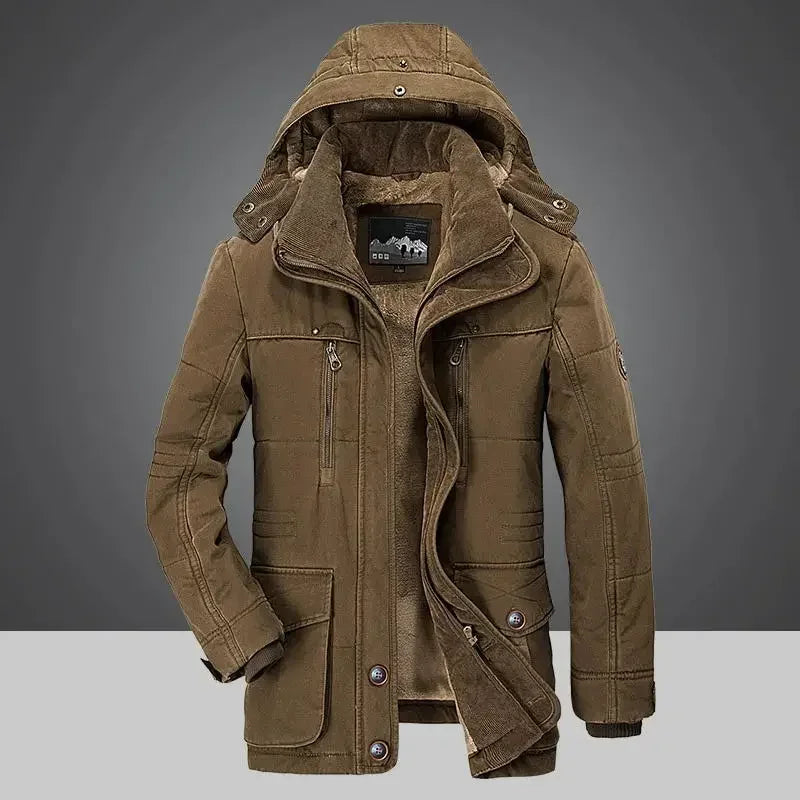 Men's Heavyweight Hooded Winter Parka