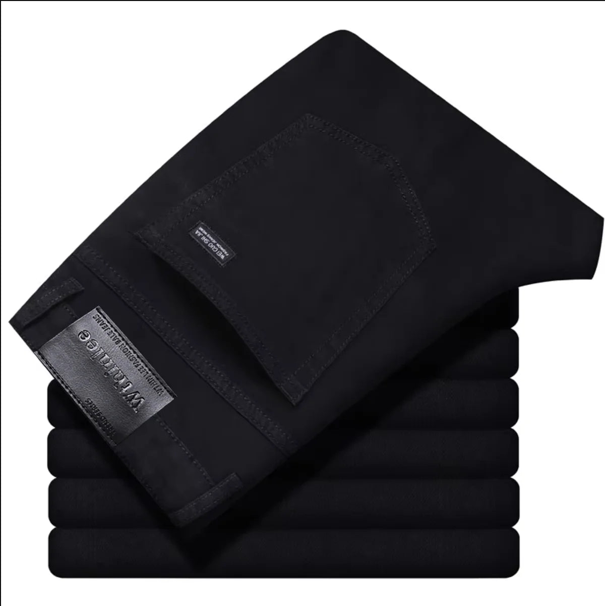 Men's Stretch Straight-Leg Business Jeans