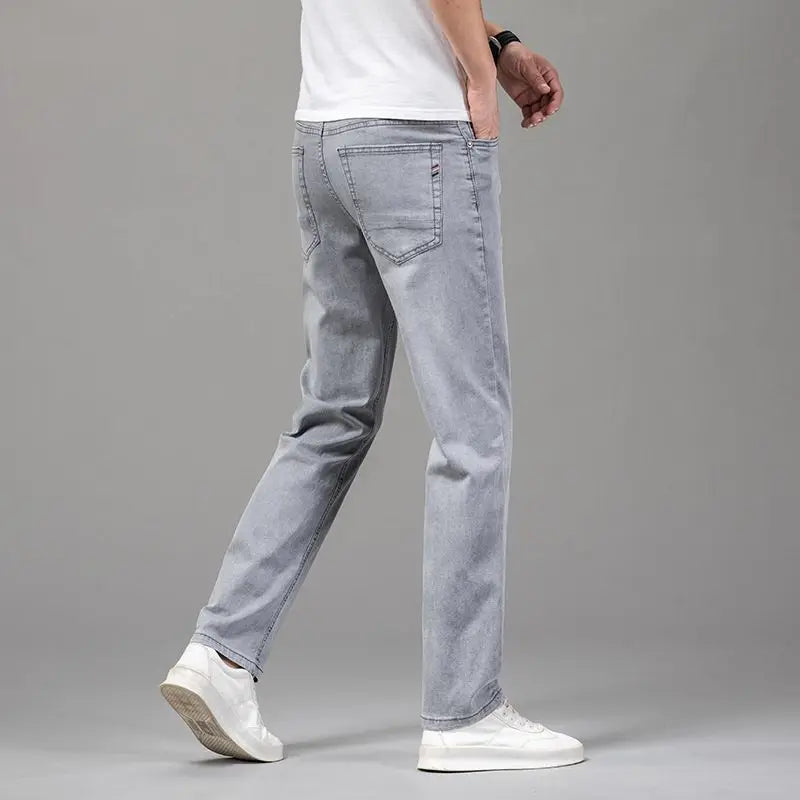 Men's Lightweight Stretch Casual Jeans