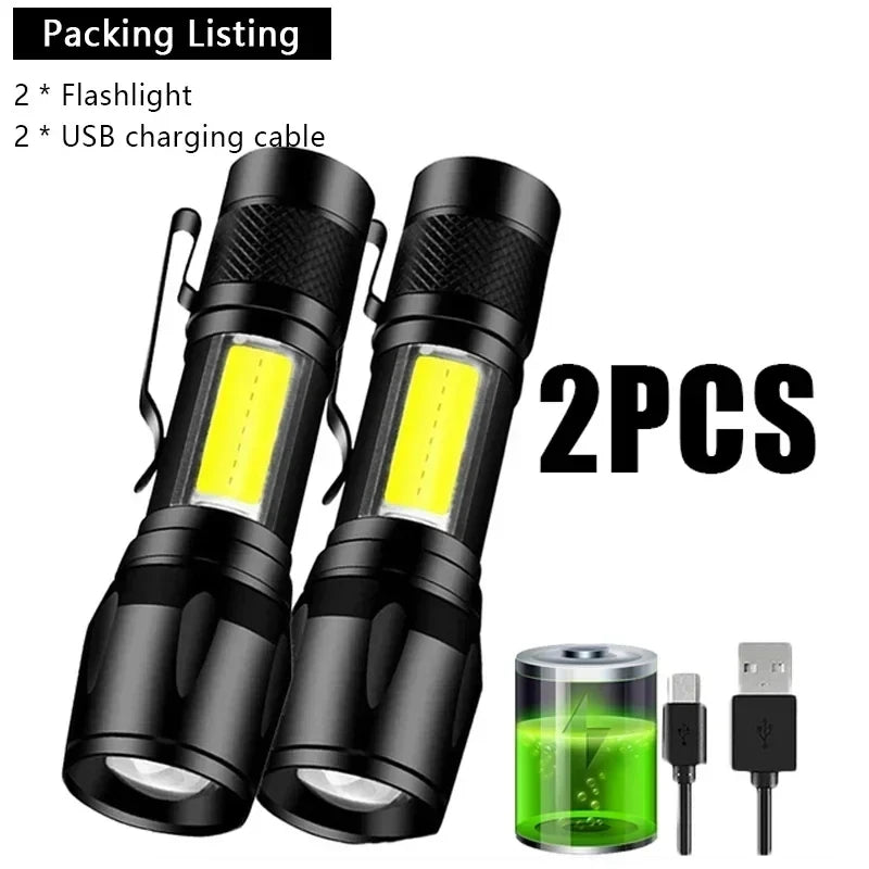 Rechargeable High-Power LED Flashlight