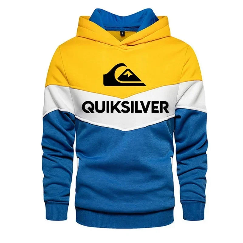 Men's Colourblock Casual Sports Hoodie