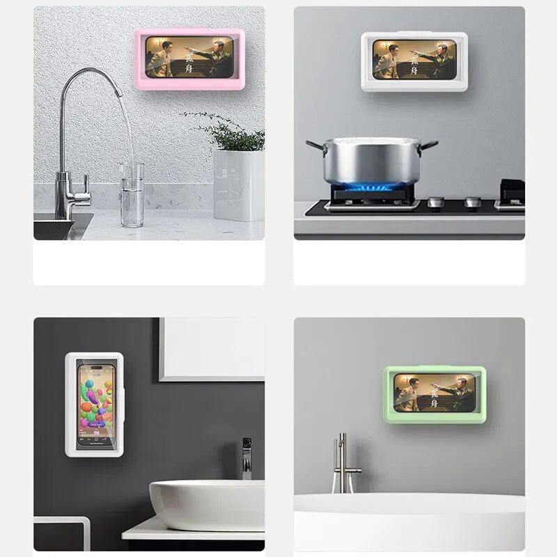 Waterproof Anti-Fog Phone Holder for Bathroom