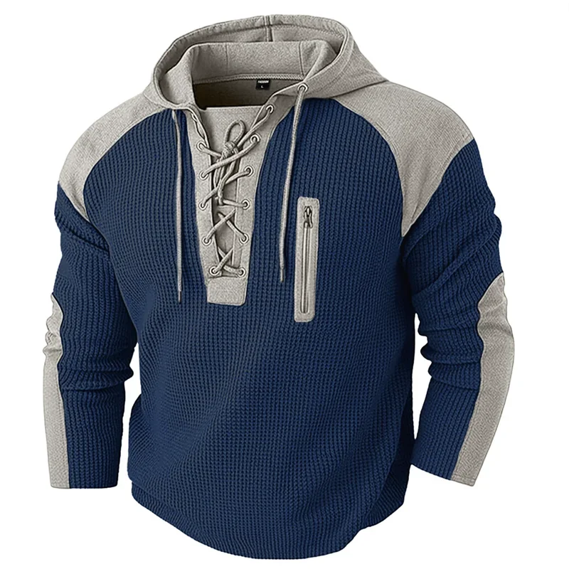 Men's Casual Hooded Pullover Sweatshirt