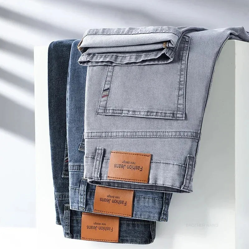 Men's Lightweight Stretch Casual Jeans