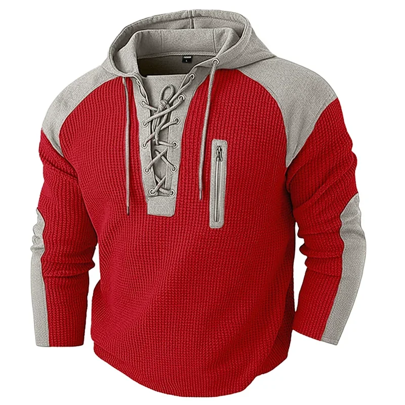 Men's Casual Hooded Pullover Sweatshirt