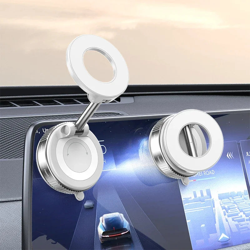 360° Magnetic Vacuum Suction Phone Holder