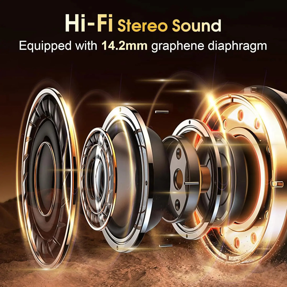 Bluetooth 5.4 Wireless Sports Earbuds