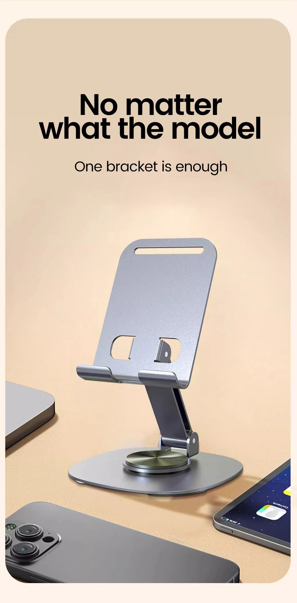Adjustable Rotating Desktop Phone Stand