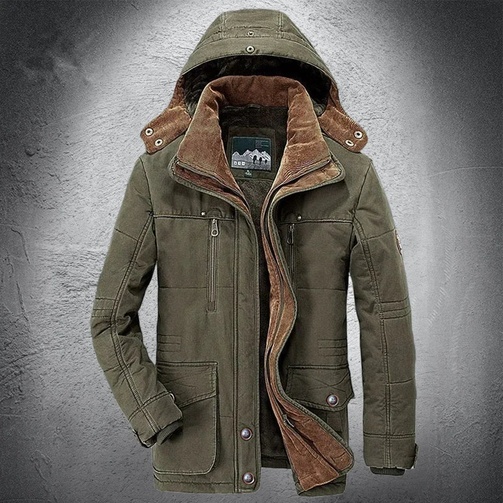 Men's Heavyweight Hooded Winter Parka
