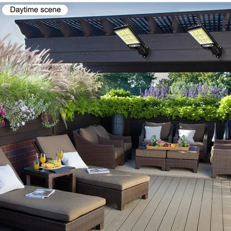 Solar LED Outdoor Wall Lights – Waterproof Garden & Security Lighting