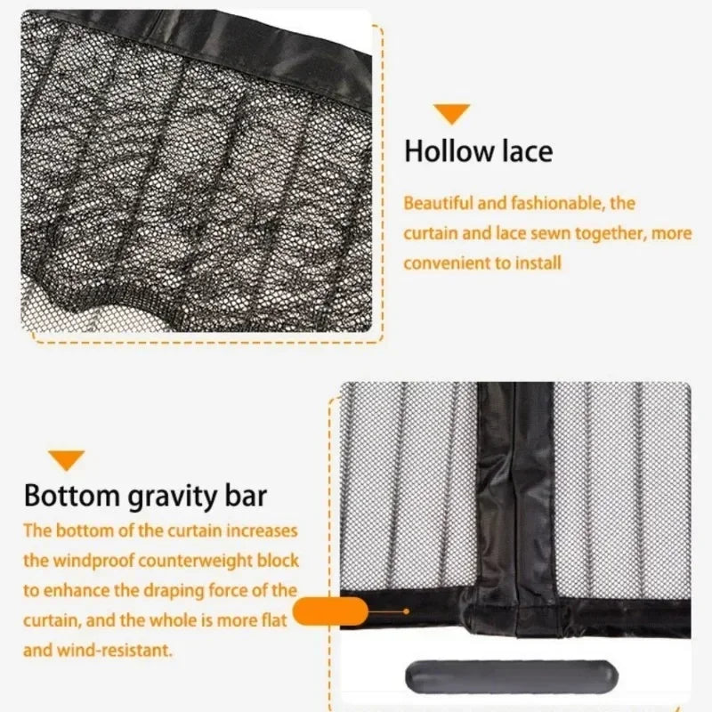 Magnetic Mosquito Screen Curtain – Insect Protection for Doors